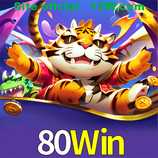 Imagem promocional da 80Win mostrando a plataforma e suas vantagens